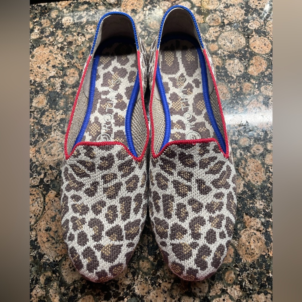Rothy’s Spotted Mocha Loafers